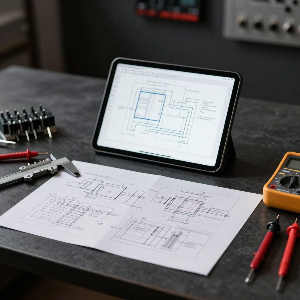 Engineering planning with electrical schematics and system design